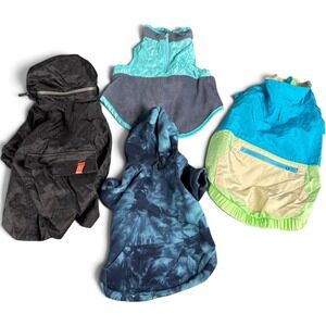 Reddy Dog Jacket Bundle 4pc Windbreaker Fleece Vest Tie Dye Hoodie M L
